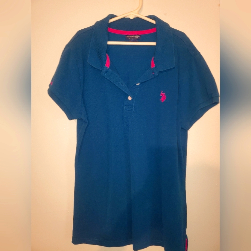 U.S. Polo Assn. Blue Large Polo